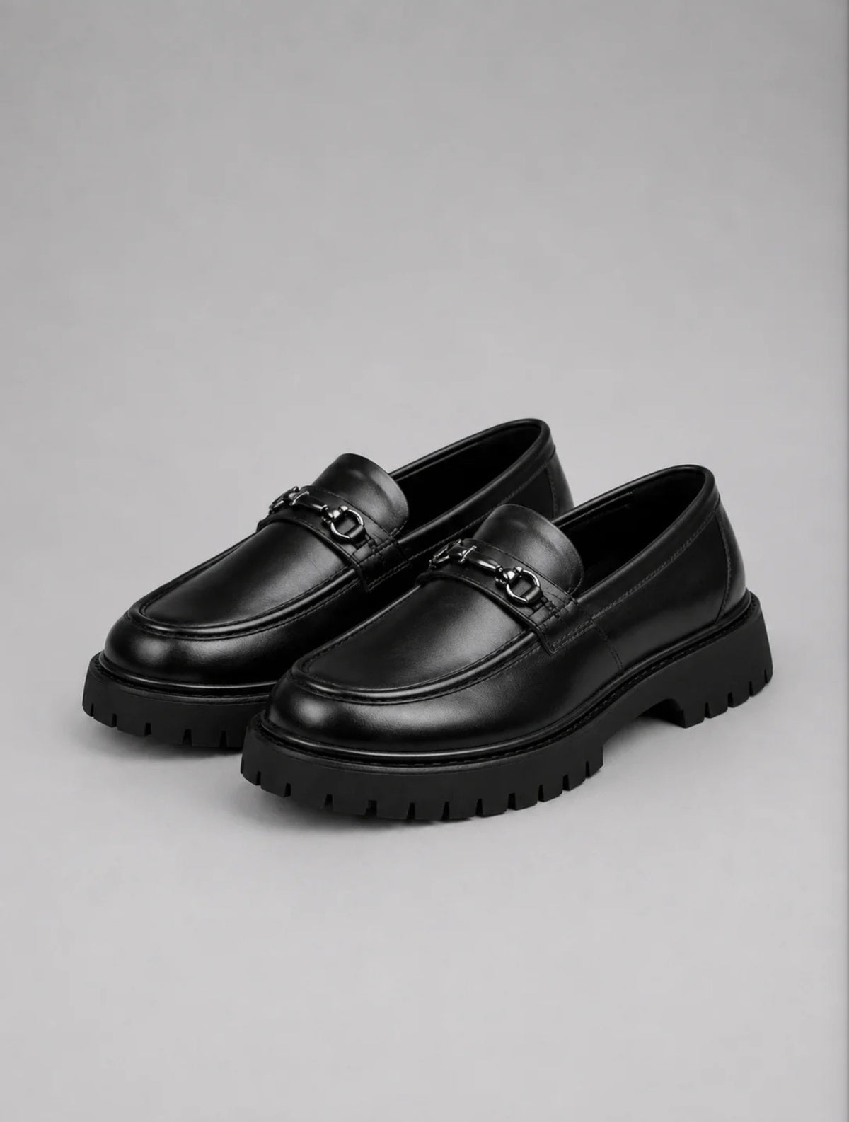 Penny loafers grey