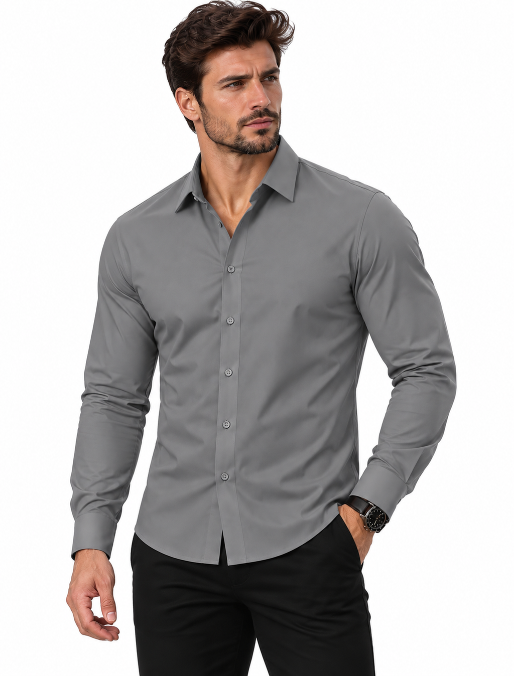 Dress Shirt Grey